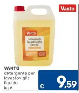 C+C Cash and Carry Vanto detergente per lavastoviglie liquido offerta