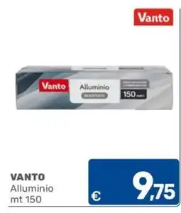 C+C Cash and Carry Vanto Alluminio offerta