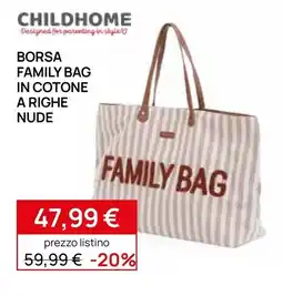 Prenatal Childhome Family Bag offerta