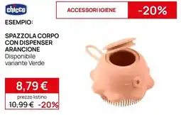 Prenatal Spazzola corpo con dispenser chicco offerta