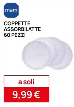 Prenatal Coppette assorbilatte mam offerta