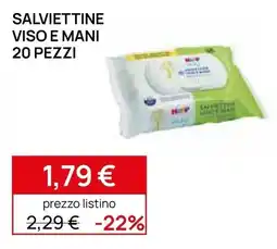 Prenatal Salviettine viso e mani offerta
