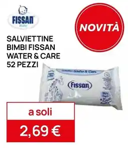 Prenatal Salviettine bimbi Fissan Water & Care offerta