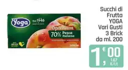 Ottimo Market Succhi di Frutta YOGA offerta