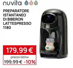 Prenatal Nuvita preparatore istantaneo di biberon lattespresso 1180 offerta