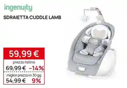 Prenatal Ingenuity sdraietta cuddle lamb offerta