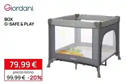 Prenatal Giordani BOX G-SAFE & PLAY offerta