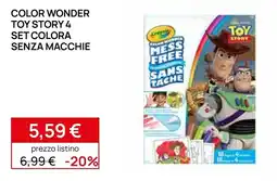 Prenatal Color Wonder set colora senza macchie Toy Story 4 offerta