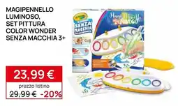 Prenatal Magipennello luminoso, set pittura color wonder senza macchia offerta