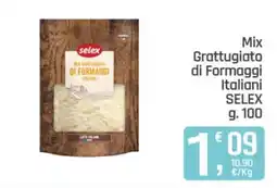 Ottimo Market Mix Grattugiato di Formaggi Italiani SELEX offerta