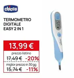 Prenatal Chicco termometro digitale easy 2 in 1 offerta