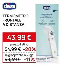 Prenatal Termometro frontale a distanza Chicco offerta