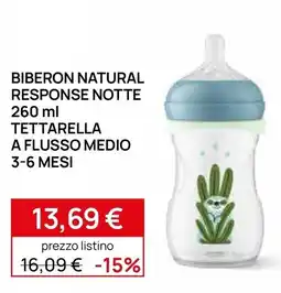 Prenatal Biberon Natural Response Notte Tettarella offerta