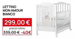 Prenatal Lettino mon amour bianco offerta