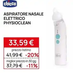 Prenatal Aspiratore nasale elettrico Physioclean offerta