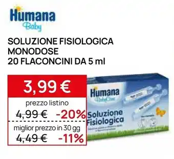 Humana Baby Soluzione Fisiologica
