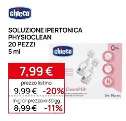 Prenatal Soluzione ipertonica physioclean chicco offerta