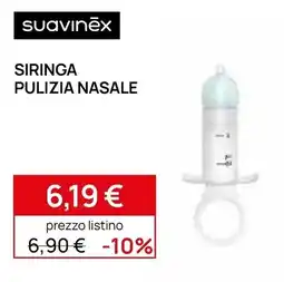 Prenatal Siringa pulizia nasale Suavinex offerta