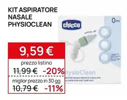 Prenatal Kit aspiratore nasale Physioclean offerta