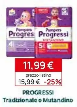Prenatal Pampers Progressi offerta