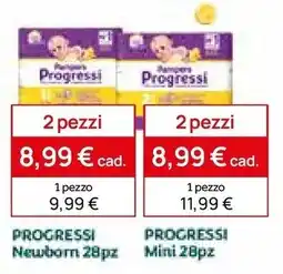 Prenatal Pampers Progressi Newborn offerta