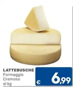 C+C Cash and Carry Lattebusche Formaggio Cremoso offerta