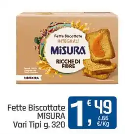 Ottimo Market Fette Biscottate Misura offerta