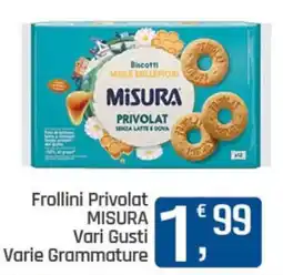 Ottimo Market Frollini Privolat MISURA offerta