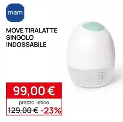 Prenatal Mam move tiralatte singolo indossabile offerta