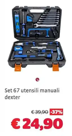 Bricocenter Set 67 utensili manuali dexter offerta