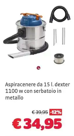 Bricocenter Aspiracenere dexter offerta
