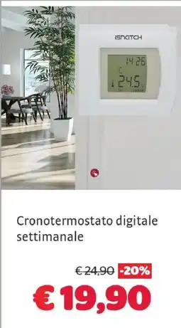 Bricocenter Cronotermostato digitale settimanale ISNATCH offerta