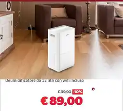 Bricocenter Deumidificatore con wifi offerta