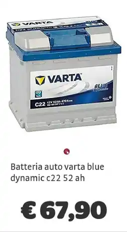 Bricocenter Batteria auto varta blue dynamic c22 offerta