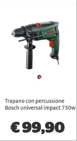 Bricocenter Trapano con percussione Bosch universal impact offerta