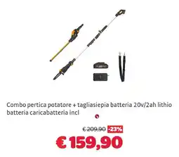 Bricocenter Combo pertica potatore + tagliasiepia offerta