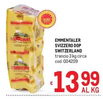 Emmentaler svizzero Dop