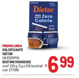 Metro Dolcificante Dietor offerta
