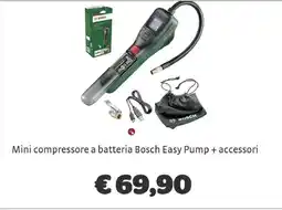 Bricocenter Mini compressore a batteria Bosch Easy Pump offerta