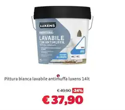 Bricocenter Pittura bianca lavabile antimuffa luxens offerta