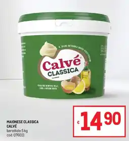 Metro Maionese classica Calvé offerta