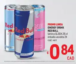 Metro Red Bull Energy Drink offerta