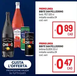 Metro Bibite San Pellegrino offerta