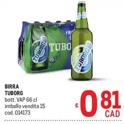 Metro Birra Tuborg offerta