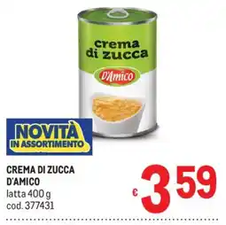 Metro Crema di zucca D'Amico offerta