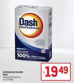 Metro Detersivo in polvere Dash Professional Classic offerta