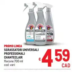 Metro Sgrassatori universali professionali Chanteclair offerta
