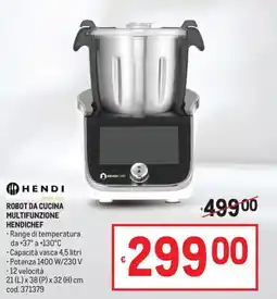 Metro Robot da cucina multifunzione Hendichef offerta