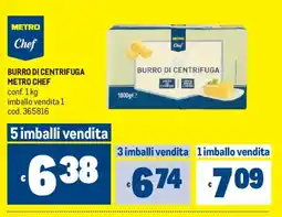 Metro Burro di centrifuga Metro Chef offerta