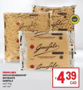 Pasta di Gragnano IGP Ristorante Garofalo
